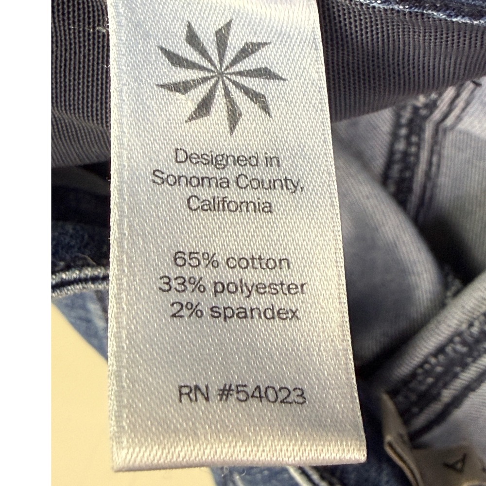 Athleta Sculptek Skinny Jeans Womens 8P Blue Medium Wash Stretch Denim 54023 - Picture 5 of 8